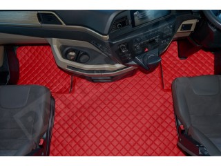 MAN TGX TRUCK ECO LEATHER FLOOR SET-BLACK  2021+