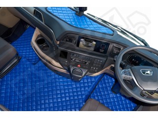 MAN TGX TRUCK ECO LEATHER FLOOR SET- RED  2021+