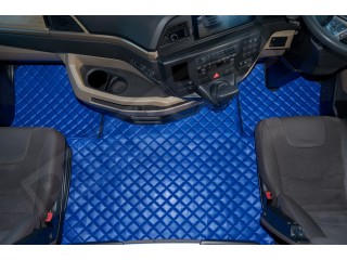 MAN TGX TRUCK ECO LEATHER FLOOR SET- RED  2021+