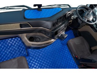 MAN TGX TRUCK ECO LEATHER FLOOR SET- RED  2021+