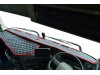 TRUCK ECO LEATHER DASH MAT WITH SPACE FOR SENSOR FIT VOLVO FH4 2013+ [ BLACK -RED TRIM] ]