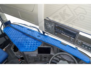 TRUCK ECO LEATHER DASH MAT WITH SPACE FOR SENSOR FIT VOLVO FH5 2021+ [ BEIGE]