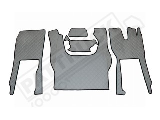 IVECO S -WAY [ new shape] TRUCK ECO LEATHER FLOOR SET- BLUE