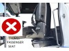 ECO LEATHER FLOOR MAT -BLACK  FIT SCANIA S New Generation  [ 2017+ ] SWIVEL/AIR  PASSENGER SEAT