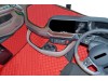 DAF XG ,XG+   TRUCK ECO LEATHER FLOOR SET-BLUE  [ FOLDING PASSENGER SEAT ]