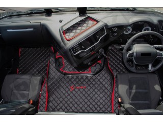 IVECO S -WAY [ new shape] TRUCK ECO LEATHER FLOOR SET-BLACK