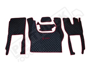 IVECO S -WAY [ new shape] TRUCK ECO LEATHER FLOOR SET-BLACK