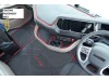 DAF XG ,XG+   TRUCK ECO LEATHER FLOOR SET-BLACK/RED  [ FOLDING PASSENGER SEAT ]