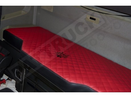 TRUCK ECO LEATHER BED COVER -RED COMPATIBLE WITH VOLVO FH4 2013-2021