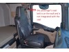 TRUCK ECO LEATHER SEAT COVERS FIT MAN TGX PAIR OF BLACK WITH RED STITCHES 2021+