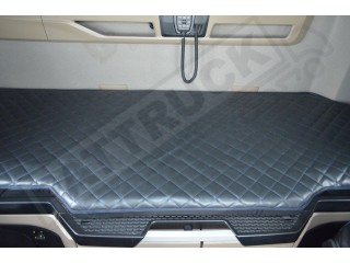 TRUCK ECO LEATHER BED COVER BLACK WITH BLUE STITCHES  FIT MAN TGX  FROM 2022