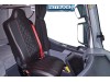 TRUCK ECO LEATHER SEAT COVERS FIT DAF XF 106 / CF EURO 6 PAIR OF BLACK