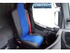 TRUCK ECO LEATHER SEAT COVERS FIT RENAULT T RANGEPAIR OF  BLUE AND BEIGE