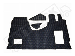 TRUCK ECO LEATHER FLOOR SET FIT  New  MERCEDES ACTROS MP5  FROM 2019- BIG-GIGA SPACE CAB -WITH LIFTING PASSENGER SEAT
