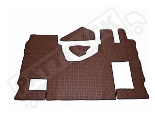 TRUCK ECO LEATHER FLOOR SET FIT  New  MERCEDES ACTROS MP5  FROM 2019- BIG-GIGA SPACE CAB -WITH LIFTING PASSENGER SEAT