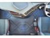 TRUCK ECO LEATHER FLOOR SET-BLACK WITH BLUE VIKING LOGO FIT VOLVO FH5  2021+[ AUTOMATIC ]- TWIN AIR SEATS