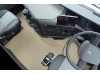 TRUCK ECO LEATHER FLOOR SET-BLACK WITH RED VIKING suitable VOLVO FH5 ,FH4 - TWIN AIR SEATS