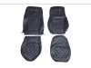 TRUCK ECO LEATHER SEAT COVERS FIT DAF XF GX XG+  PAIR OF BLACK WITH RED STITCHES