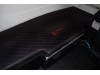 TRUCK BED COVER  suitable for IVECO  Iveco S-way [ new shape]  ECO LEATHER BLACK-RED  STITCHES