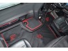 ECO LEATHER FLOOR MAT -BLACK /RED FIT SCANIA S New Generation  [ 2017+ ] SWIVEL/AIR  PASSENGER SEAT
