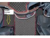 DAF XF 106 AUTOMATIC 2018-2022 [ old shape ]  TRUCK ECO LEATHER FLOOR SET-BLACK