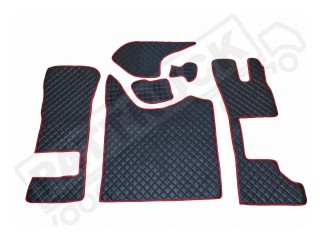 DAF XF 106 AUTOMATIC 2018-2022 [ old shape ]  TRUCK ECO LEATHER FLOOR SET-BLACK