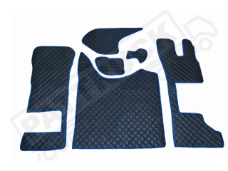 DAF XF 106 AUTOMATIC 2018-2022 [ old shape ]  TRUCK ECO LEATHER FLOOR SET-BLACK