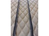 TRUCK ECO LEATHER FLOOR SET-Black/GOLD  suitable VOLVO FH5 ,FH4 - FOLDING passenger seat