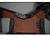 TRUCK ECO LEATHER FLOOR SET-BEIGE  suitable VOLVO FH5 ,FH4 - FOLDING passenger seat