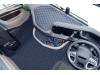 TRUCK ECO LEATHER FLOOR SET-BLACK/GOLD  [ FOLDING PASSENGER SEAT ]Suitable for  Daf  XG , XG+