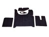 TRUCK ECO LEATHER FLOOR SET-BLACK/RED LOGO compatible with MAN TGX  2021+