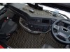 TRUCK ECO LEATHER FLOOR SET-BLACK/RED  compatible with MAN TGX  2021+