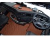 TRUCK ECO LEATHER FLOOR SET-BLACK/Blue  compatible with MAN TGX  2021+