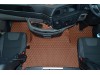 TRUCK ECO LEATHER FLOOR SET-BLACK/Blue  compatible with MAN TGX  2021+