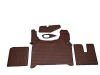 TRUCK ECO LEATHER FLOOR SET-BLACK/Blue  compatible with MAN TGX  2021+