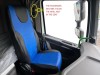 TRUCK ECO LEATHER SEAT COVERS  suitable for DAF  XG ,  XG+   BLACK/RED