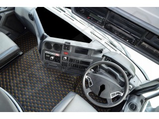  TRUCK ECO LEATHER FLOOR SET-BLACK FIT RENAULT T RANGE WITH ENGINE HUMP