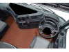 TRUCK ECO LEATHER FLOOR SET-BLACK/BLUE   FIT RENAULT T RANGE WITH ENGINE HUMP