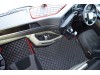 TRUCK ECO LEATHER FLOOR SET-BLACK/RED LOGO compatible with MAN TGX  2021+