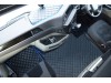 TRUCK ECO LEATHER FLOOR SET- Black with RED stitching and RED trim  compatible with MAN TGX  2021+