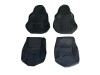 TRUCK ECO LEATHER SEAT COVERS suitable for MAN  TGX from 2021 onwards  PAIR OF BLACK
