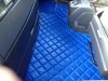 TRUCK ECO LEATHER FLOOR SET-BLUE -  Suitable for  MAN TGX TILL 67 PLATE