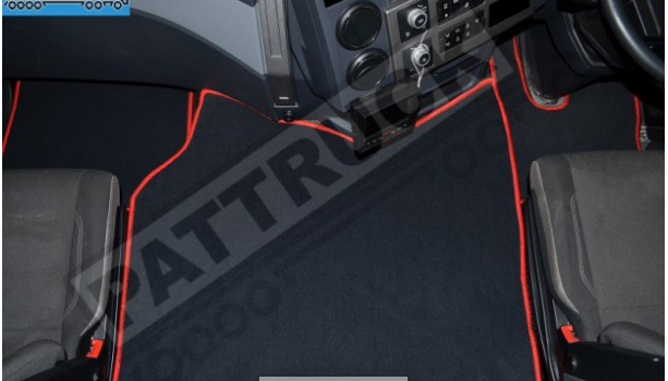 Velour floor mats for cabs Renault truck accessories 